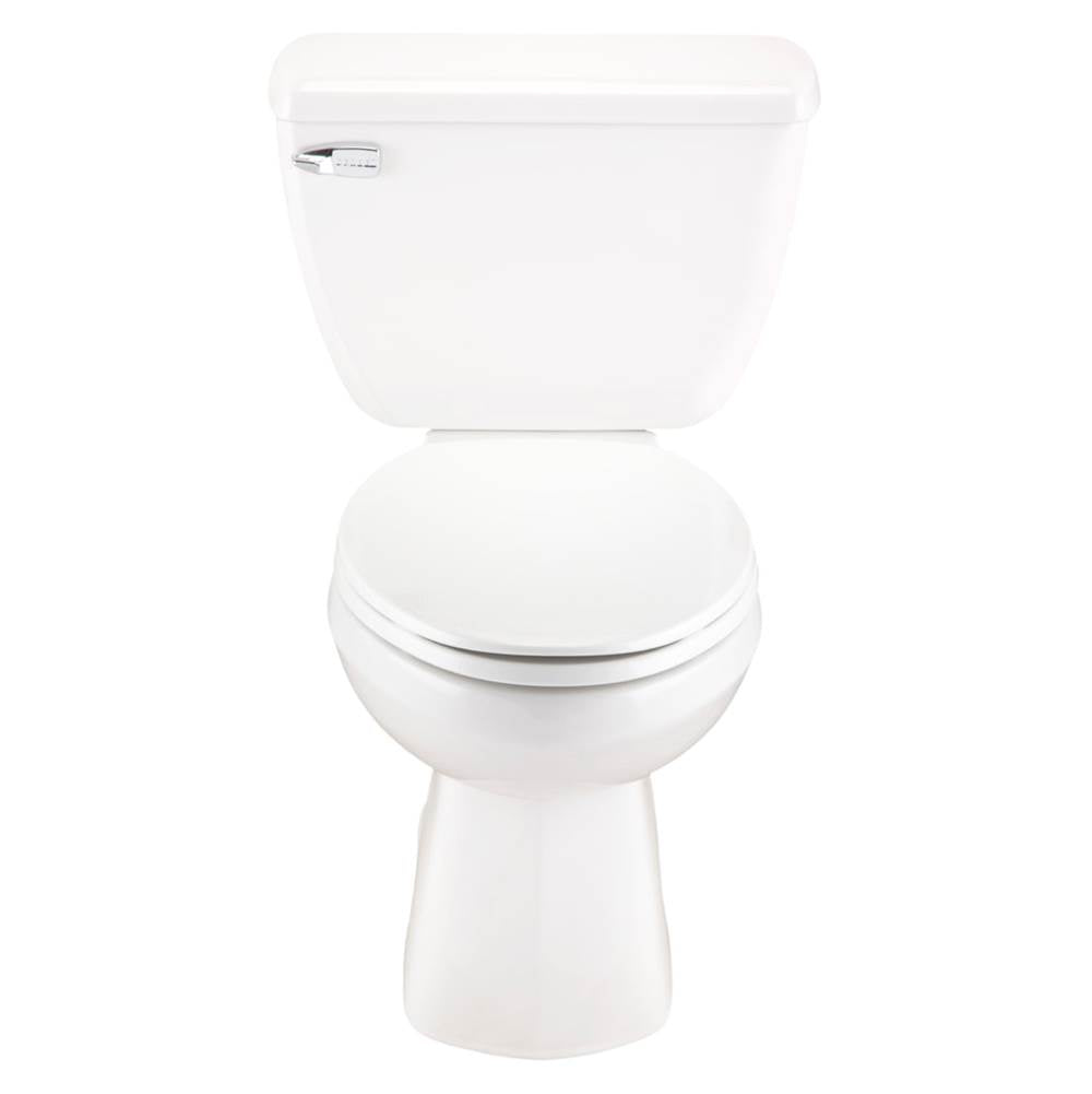 Gerber Plumbing Ultra Flush 1.28Gpf El 12'' Ri Combo: Guf21372 Bowl W/ Ghe28380 Tank