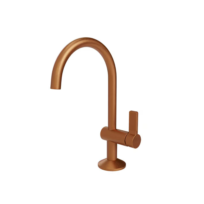 PORCELANOSA LIGNAGE SINGLE HOLE FAUCET BRUSHED COPPER