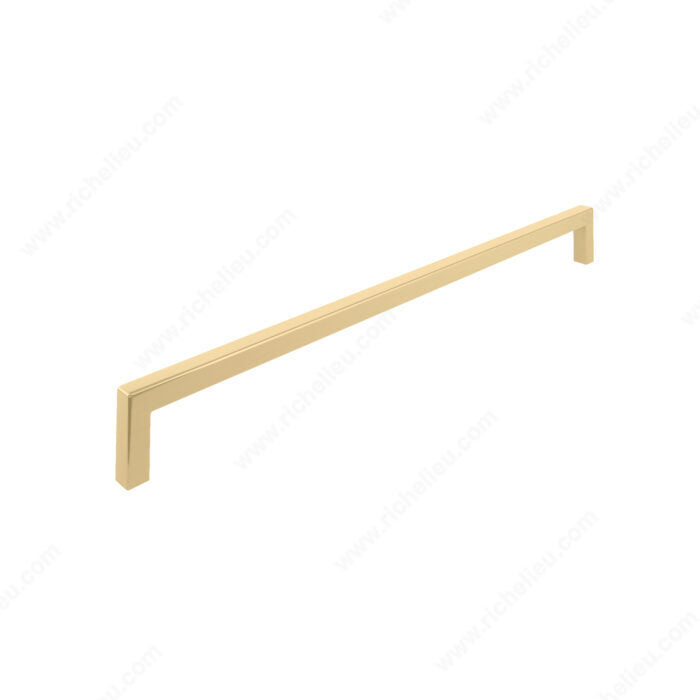 Richelieu 12-5/8'' Modern Metal Pull - 873 Satin Brass