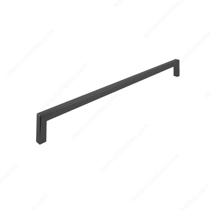 Richelieu 12-5/8'' Modern Metal Pull - 873 Matte Black