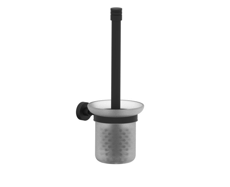 Kartners Oslo Toilet Brush Set with Frosted Glass (Wall Mounted) (PLEASE CALL US FOR SPECIAL PRICING)
