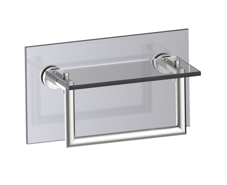 Kartners Oslo Glass Shelf w/ Towel Rail (Through Glass) (PLEASE CALL US FOR SPECIAL PRICING)