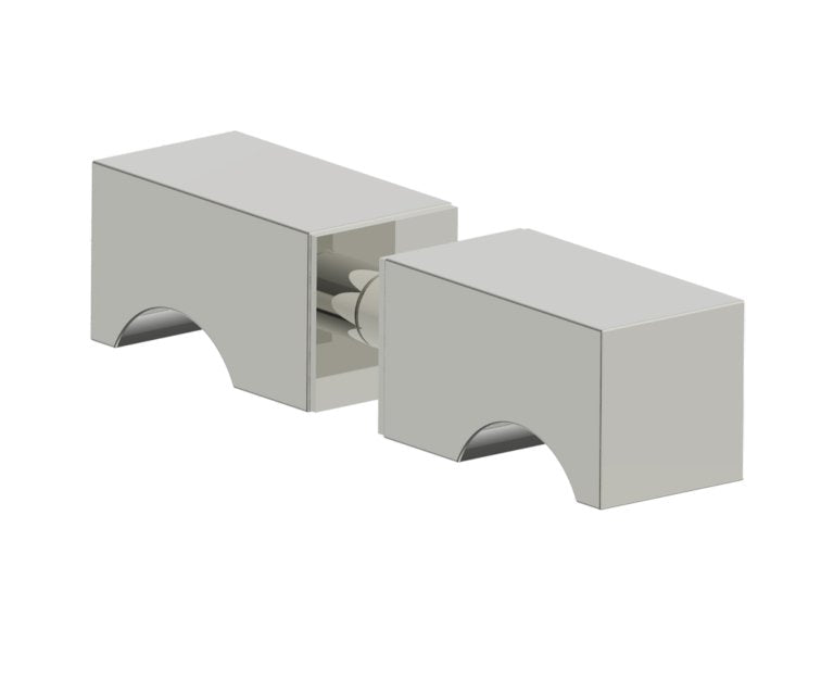 Kartners London Double Glass Door Knob (PLEASE CALL US FOR SPECIAL PRICING)