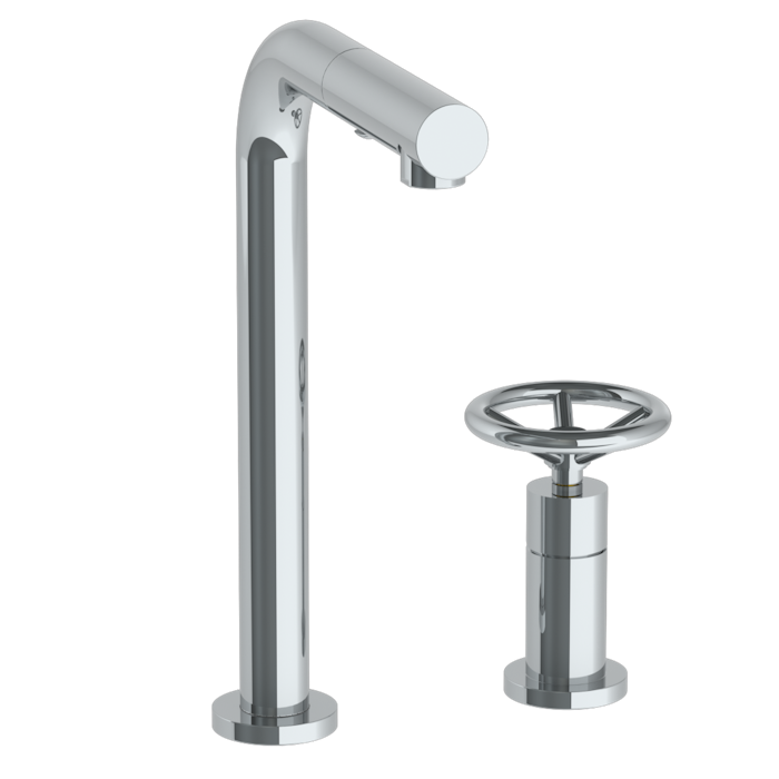 WATERMARK Brooklyn 31 Deck Mounted 2 Hole Square Top Prep Faucet with ...