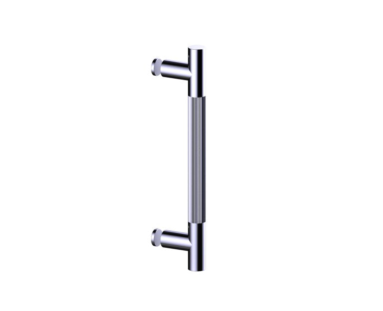 Kartners Straight Knurled Single Shower Door Handles (PLEASE CALL US FOR SPECIAL PRICING)