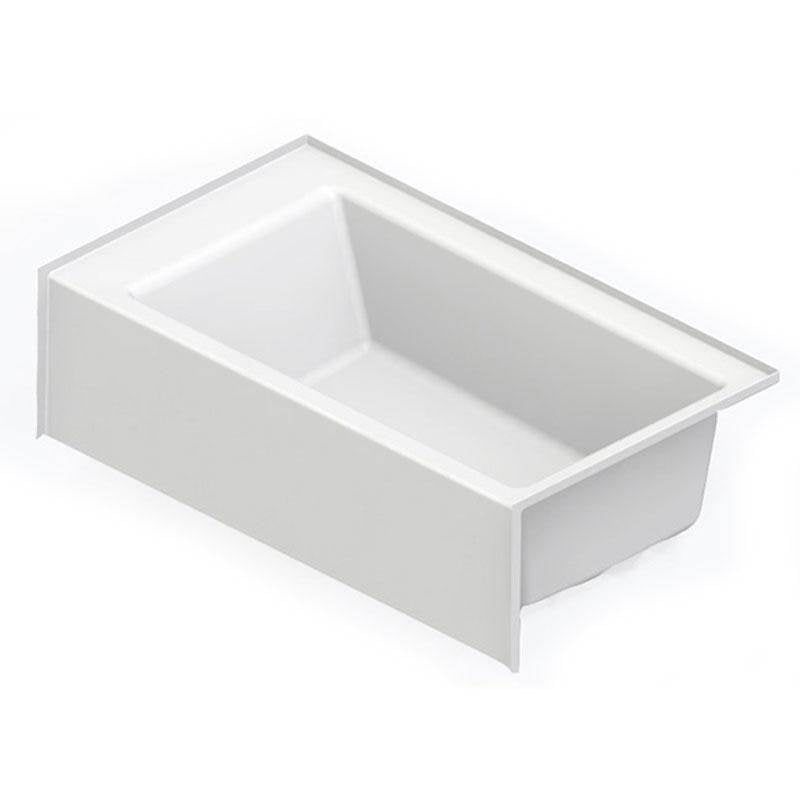 Aquatic 6636SMIN Alcove Bathtub
