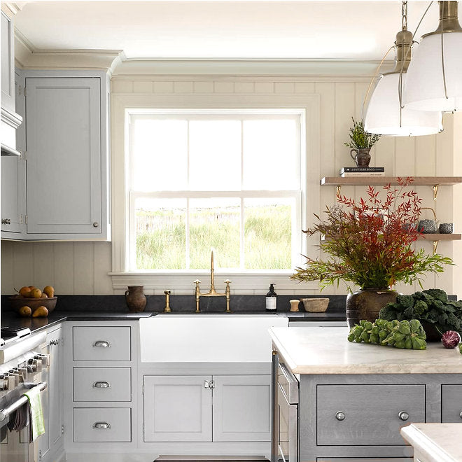 NANTUCKET 30 Inch White Fireclay Farmhouse Sink Offset Drain with Grid FCFS3018W-OSD (FREE SHIPPING PROMO SEPTEMBER 2025)