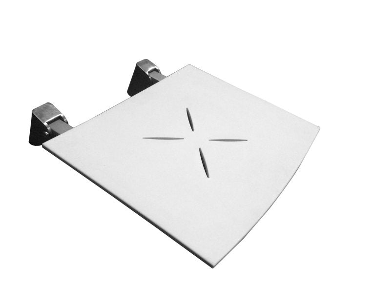 Kartners Hotel Items Fold up shower seat-WHITE (PLEASE CALL US FOR SPECIAL PRICING)