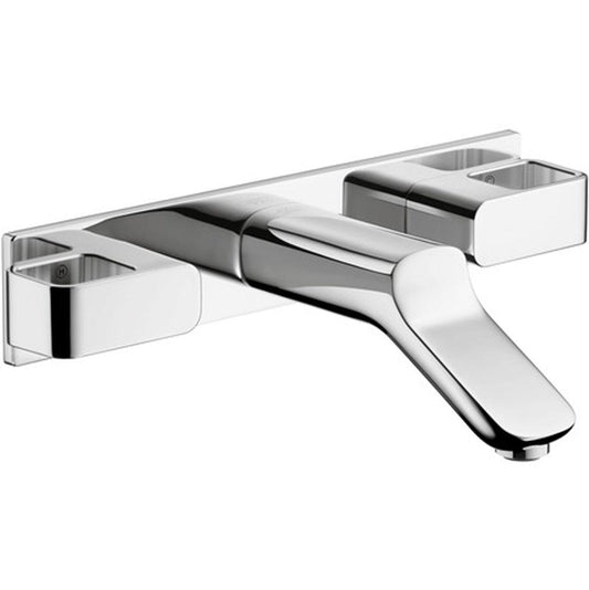 Axor Urquiola Wall-Mounted Widespread Faucet Trim with Base Plate, 1.2 GPM