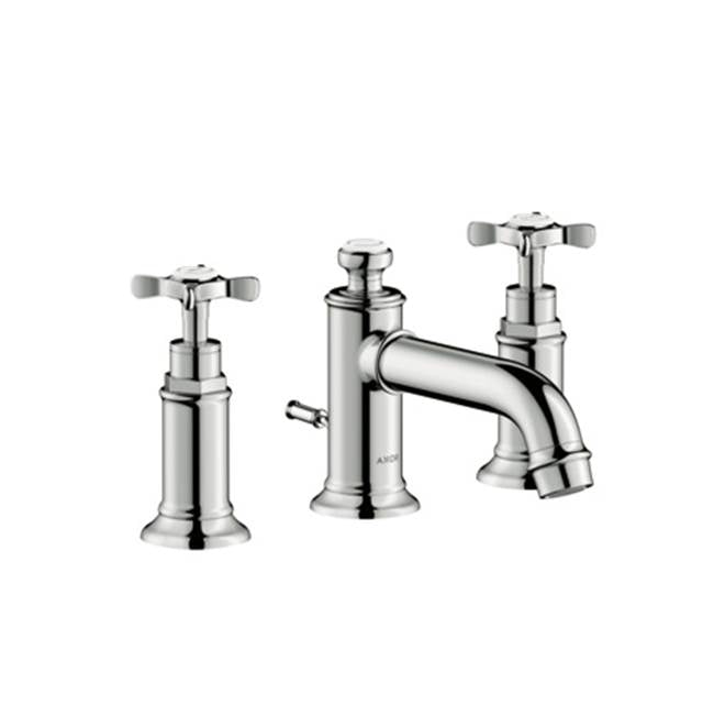 Axor Montreux Widespread Faucet 30 with Cross Handles and Pop-Up Drain, 1.2 GPM