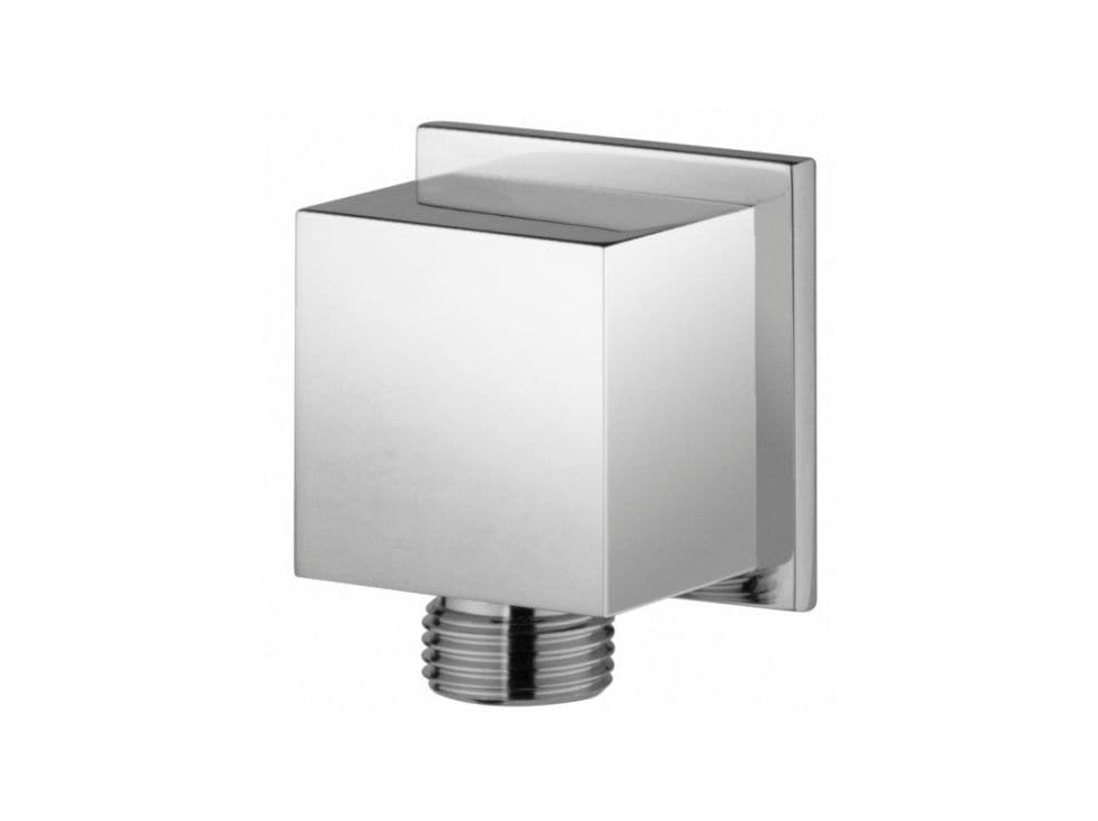 Porcelanosa Square Wall Mounted Supply Elbow Chrome