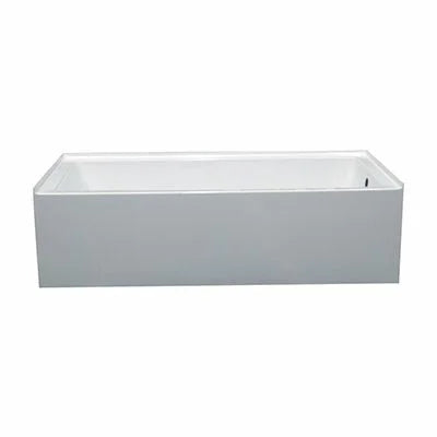 Porcelanosa City 60'' x 32'' Drain Left with Apron Glossy White
