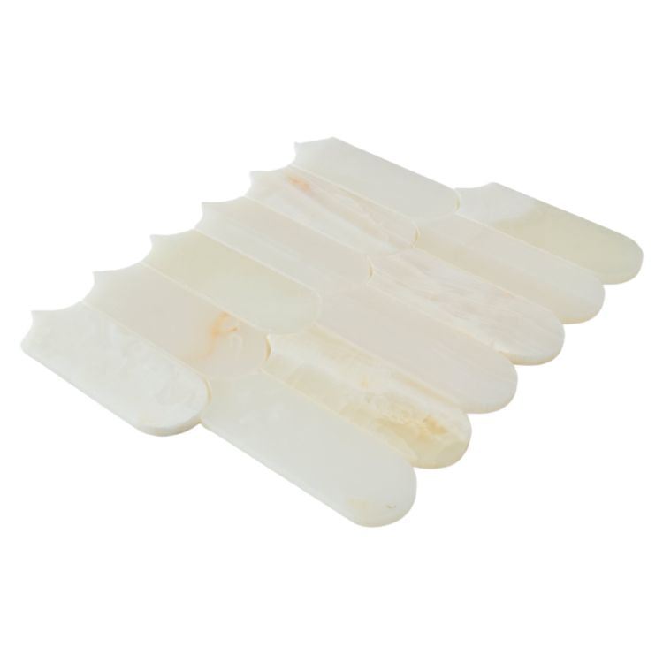ELY Piano Onyx White Polished 10'' x 11.75''