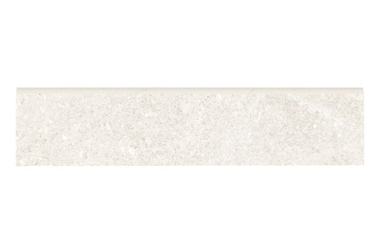 ELY Untamed Wander White Bullnose 3'' x 12'' Porcelain