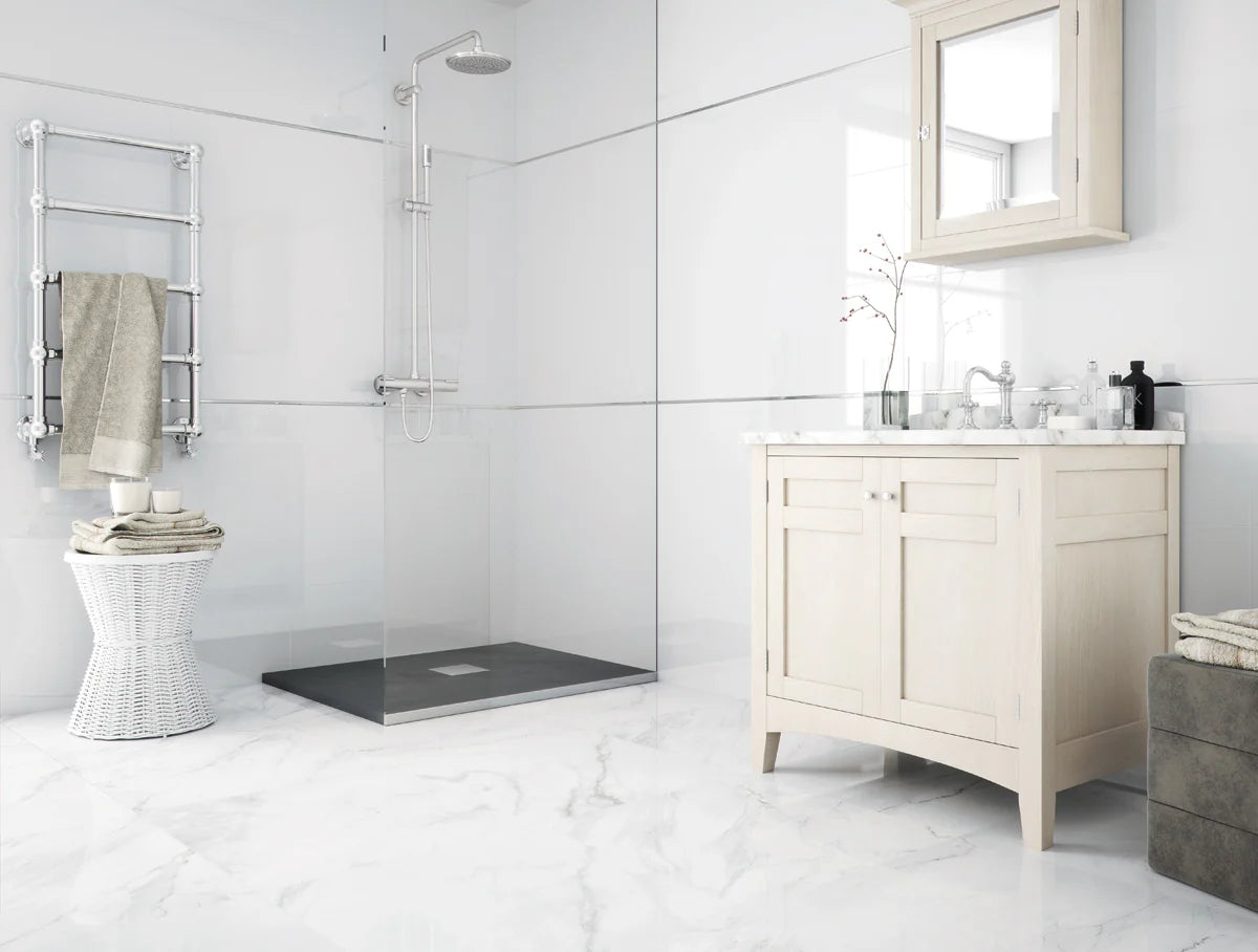 White 12x36 Flat - Glacier Collection - (SUMMER SALE)