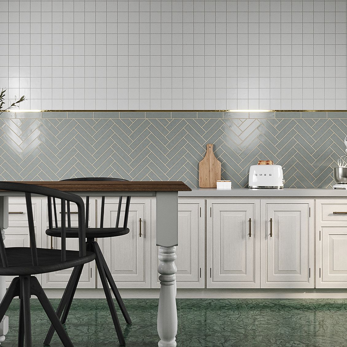 10" x 20" Emerald Polished 22123 - Exotic Marble Collection (Please Call for Special Pricing) Garden Party