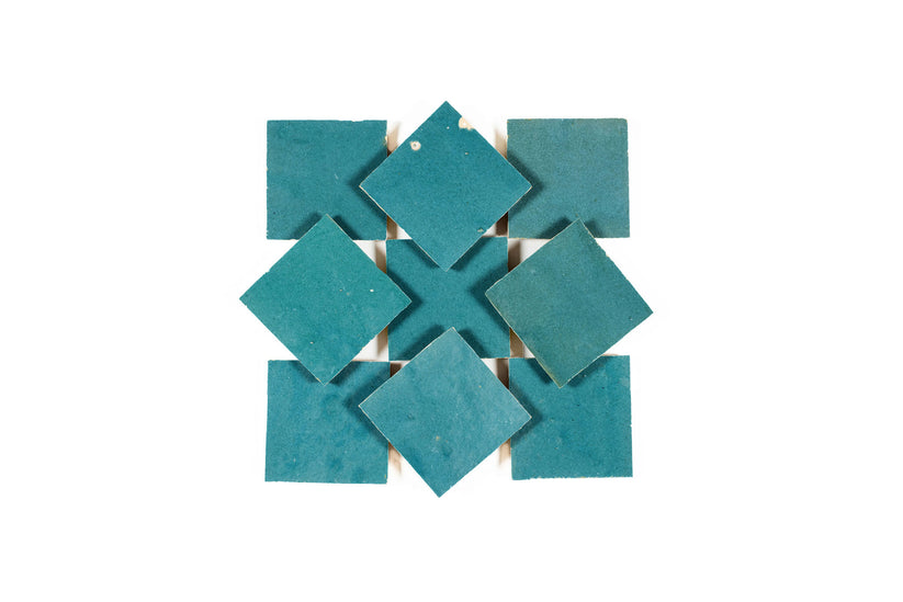 Zellige Collection - Turquoise 4x4 Square