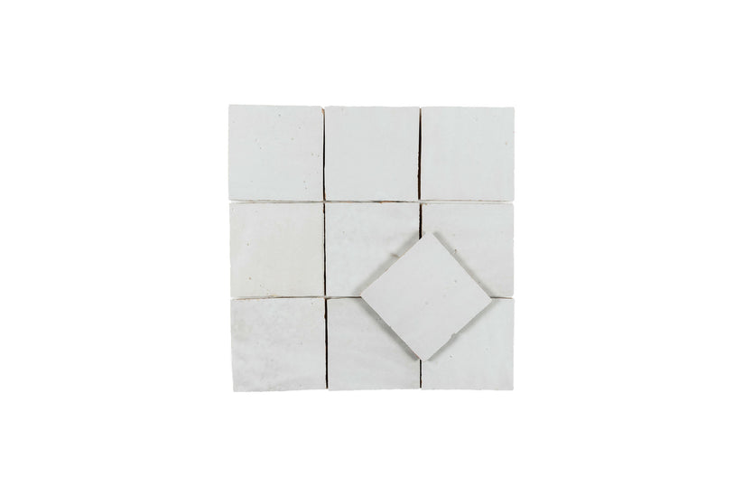 Zellige Collection - Silver Fox 4x4 Square