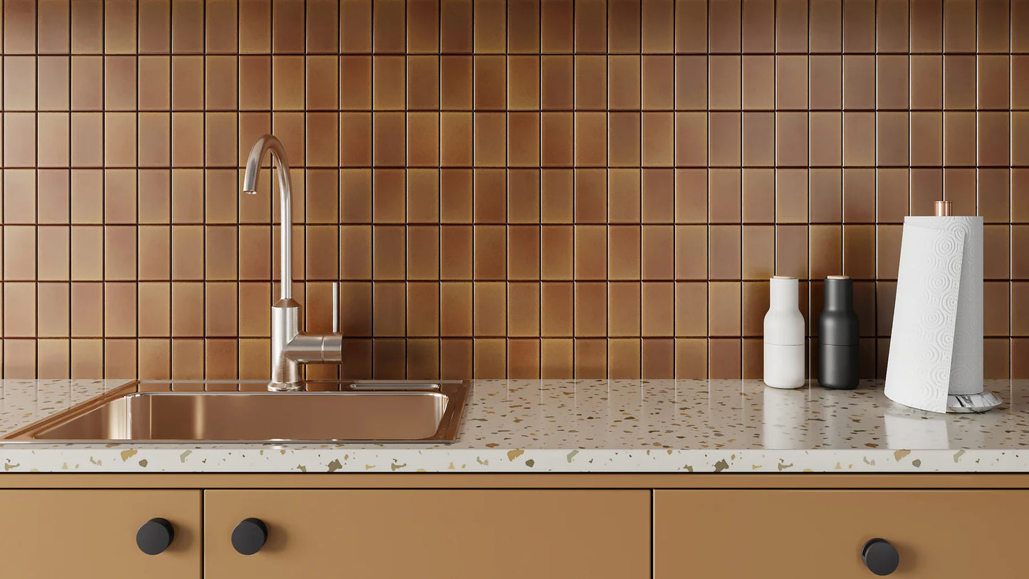 Koi 2.5x4.25 Caramel Matte Rectangle Tile - SOGNARE COLLECTION (SALE)