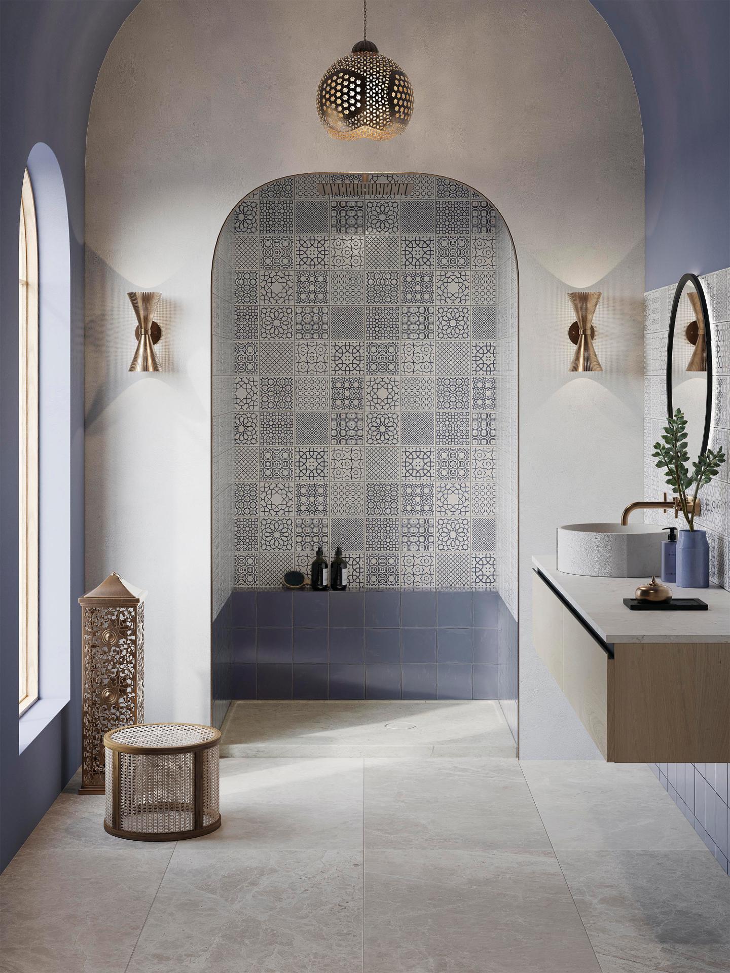 PORCELANOSA RONDA RONDA DECO MARINO 6X6 (PLEASE CALL FOR SPECIAL PRICING)