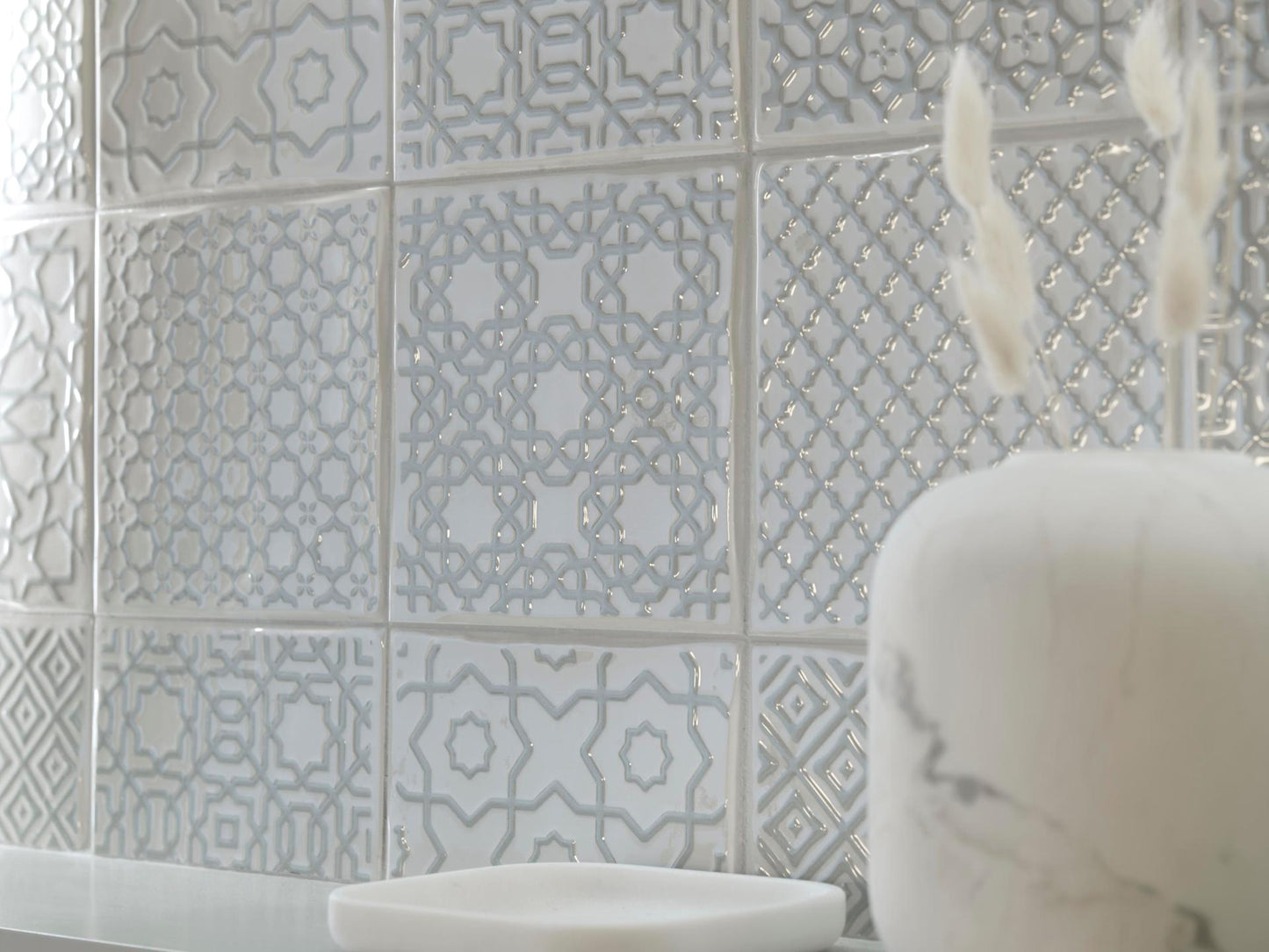 PORCELANOSA RONDA RONDA DECO VERDIGRIS 6X6 (PLEASE CALL FOR SPECIAL PRICING)
