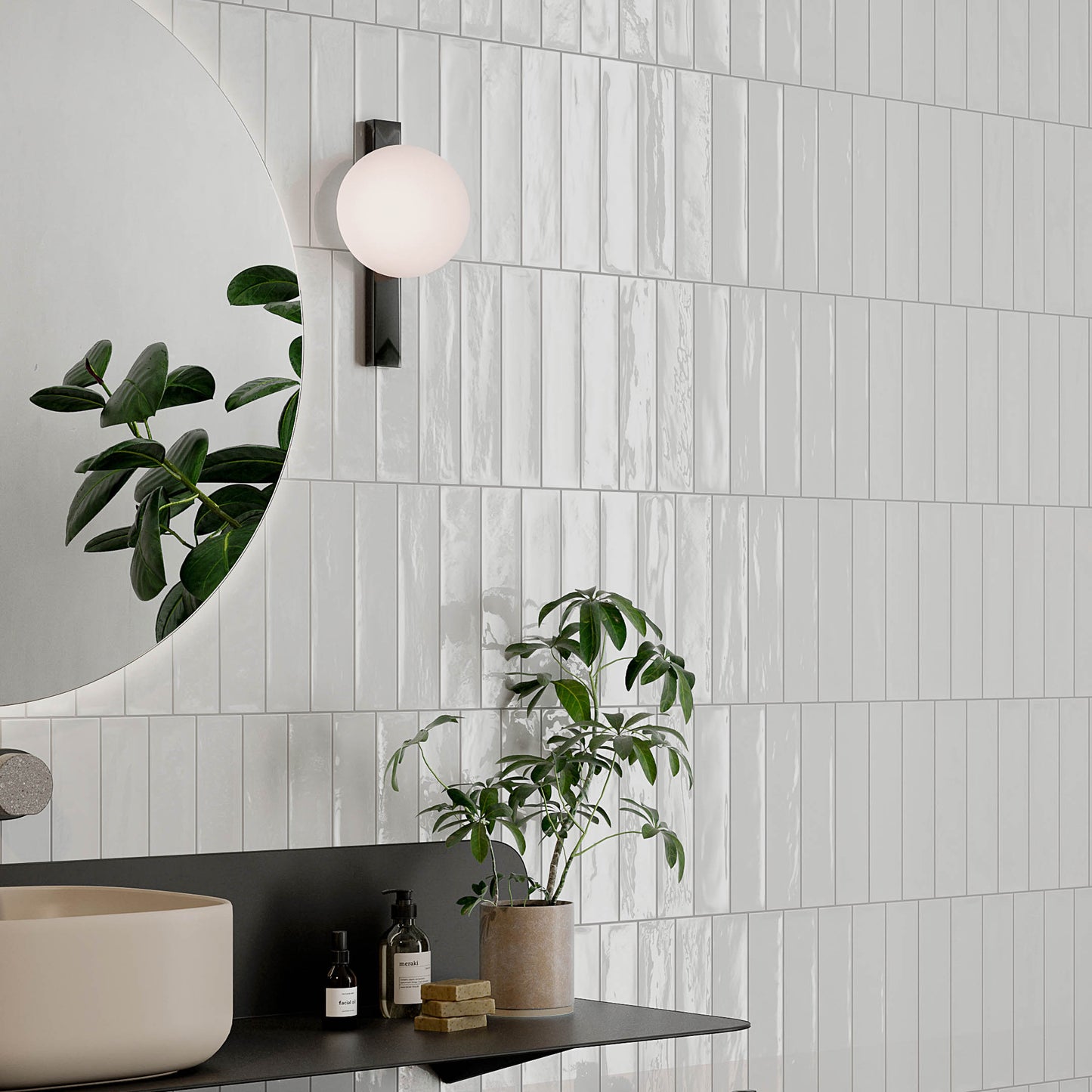 SOGNARE MOJAVE BLANCO 2"X10" SUBWAY TILE - MADE IN ITALY (PLEASE CALL FOR SPECIAL PRICING)