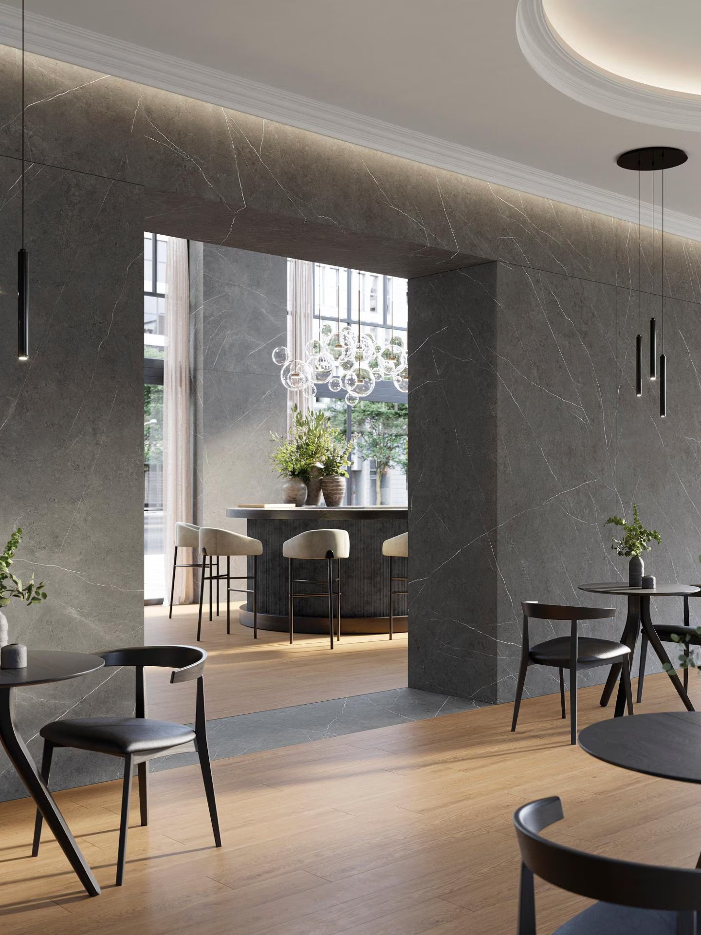 Porcelanosa Liem Grey Polished 47'' x 47''