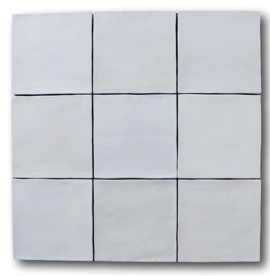 WOW Tile Mestizaje Collection Zelliege White Matte Tile 5x5