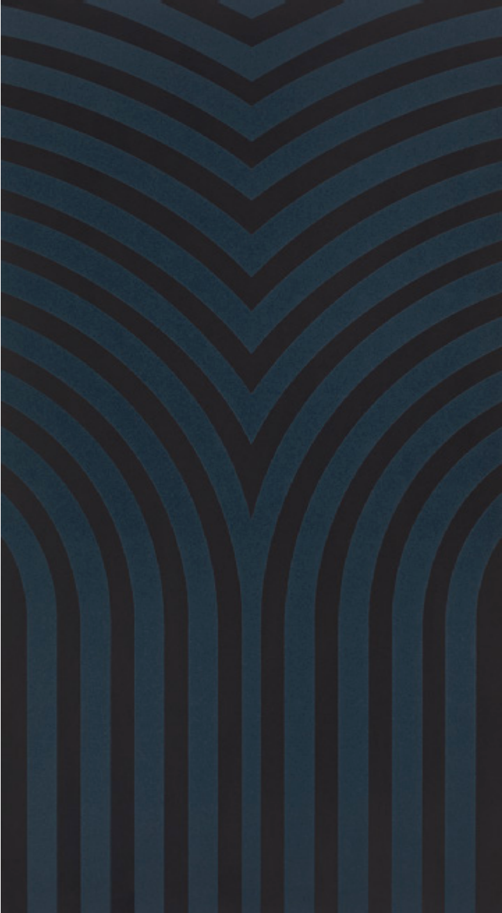 Elipse Denim Preto Art Deco 13x24 - SOGNARE COLLECTION