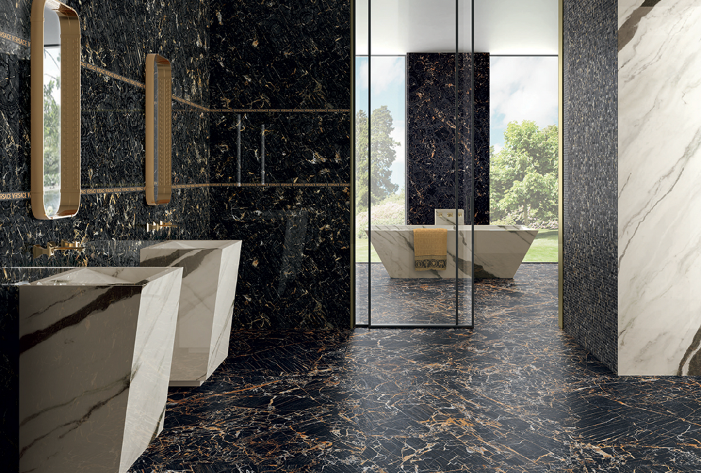 BLACK & GOLD - VERSACE CERAMICS