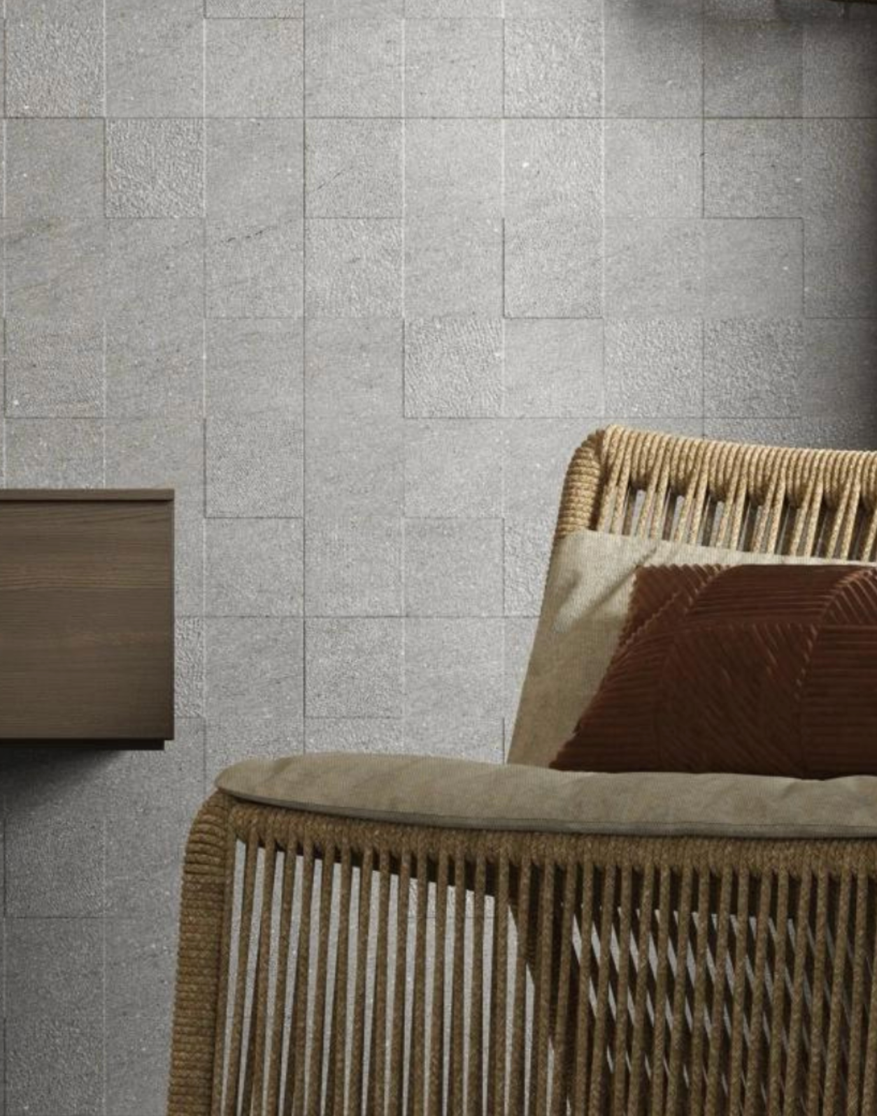 Rubik Ash 24x48 Porcelain Tile 3D - Made in Spain FM (Please call us for Special Pricing)