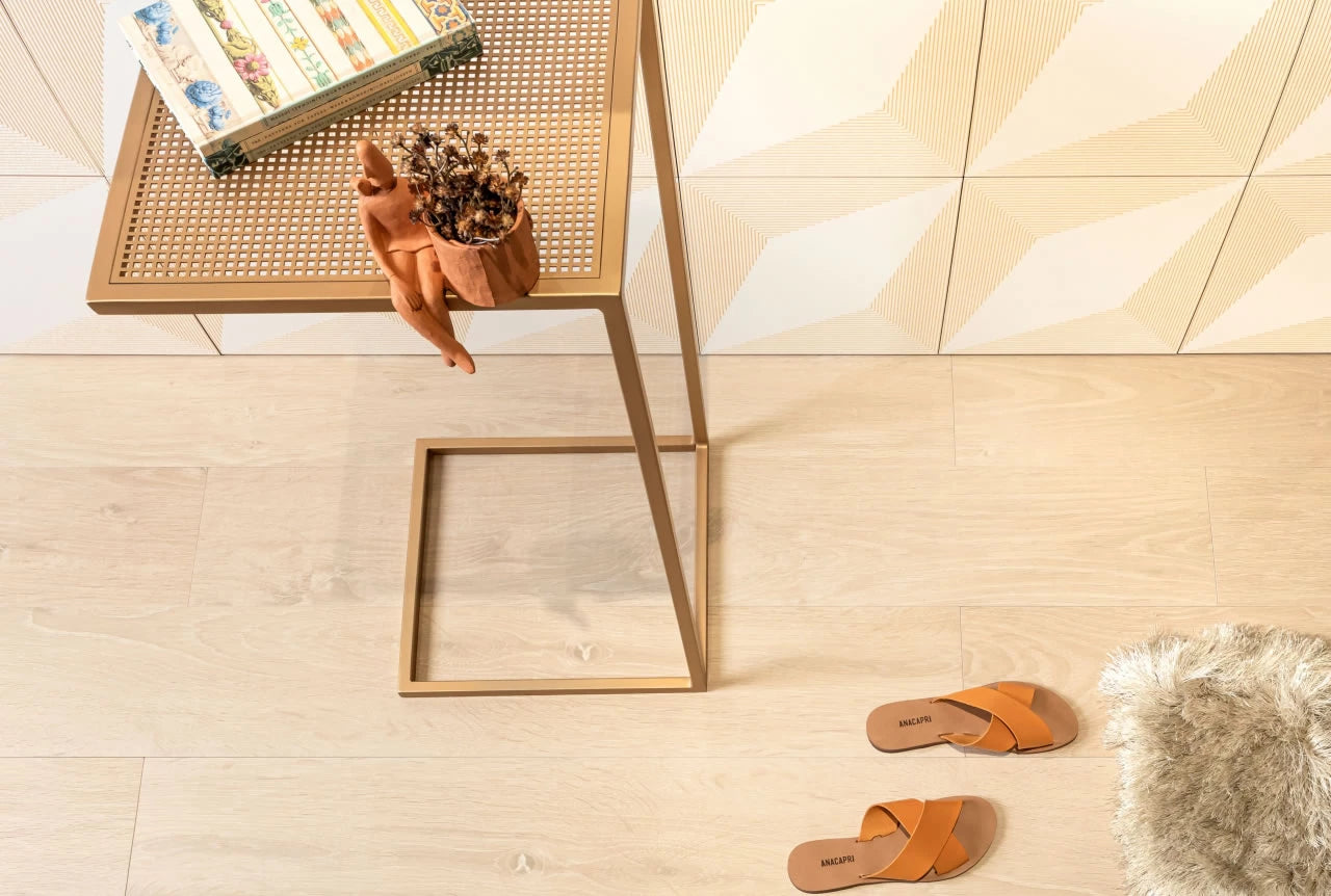 BLANCO 12X12 DECO TILE CANOVA- SOGNARE COLLECTION - (SUMMER SALE)