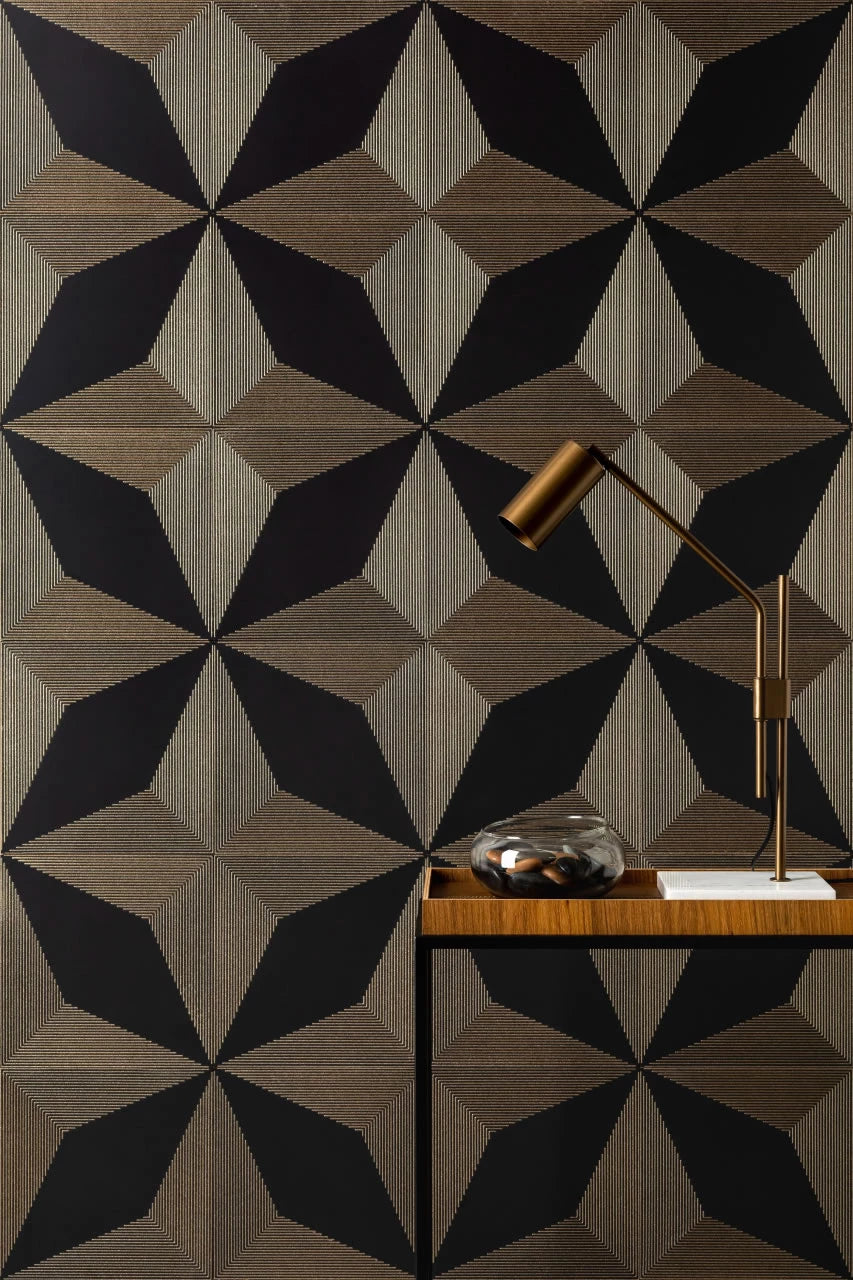 Noir Preto AC 12X12 DECO TILE CANOVA- SOGNARE COLLECTION - (SUMMER SALE)