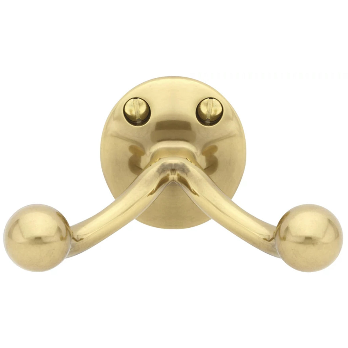 Emtek Traditional Brass Double Hook in French Antique (US7), SKU 2607US7