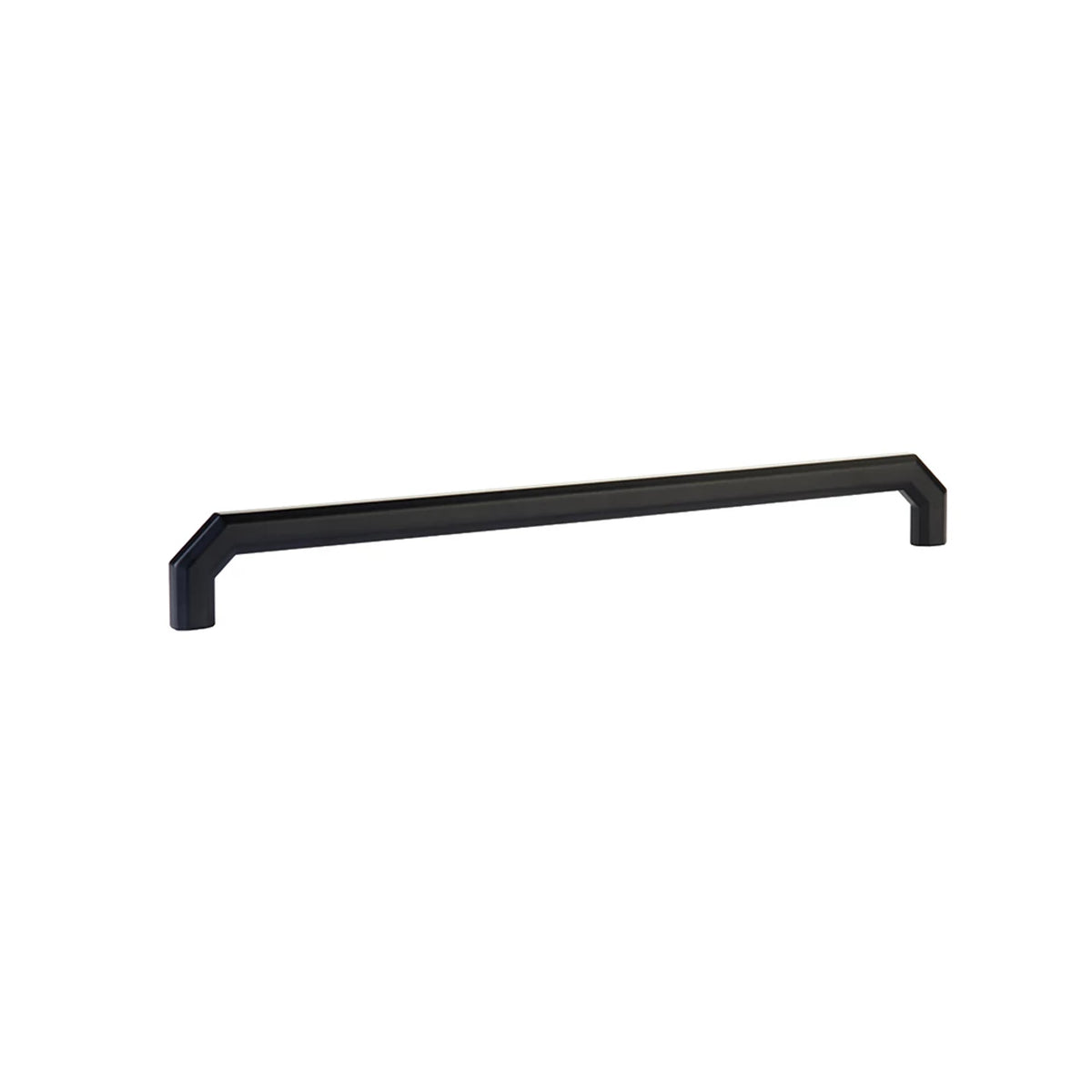 Emtek Riviera Cabinet Pull 12″ center to center in Flat Black – 86620US19