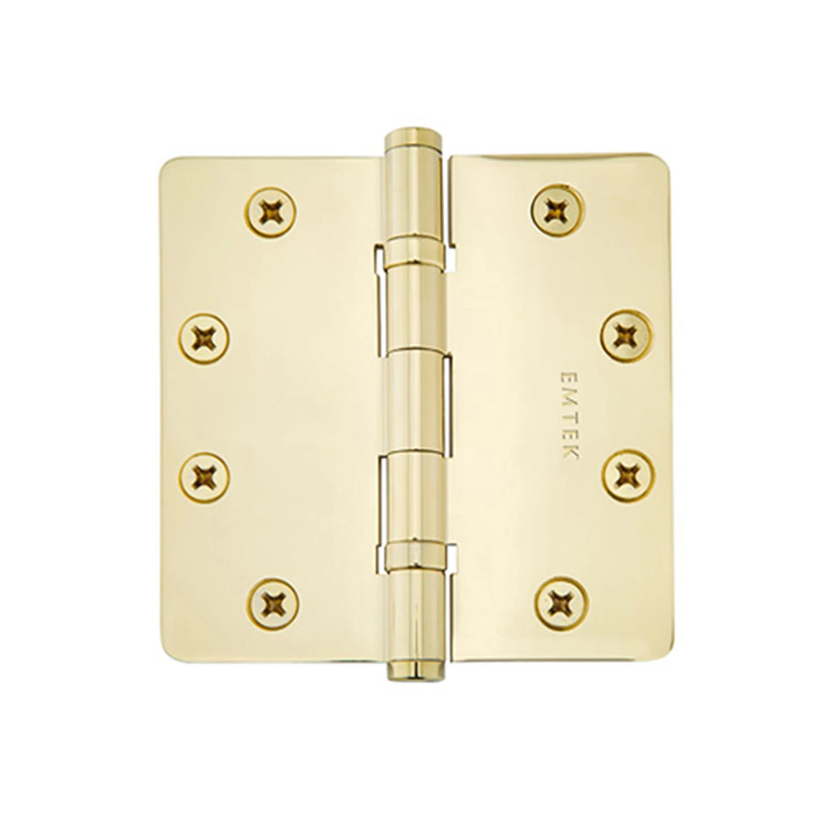 Emtek 96425US3 - Polished Brass, 4-1/2 inch, 1/4 inch radius