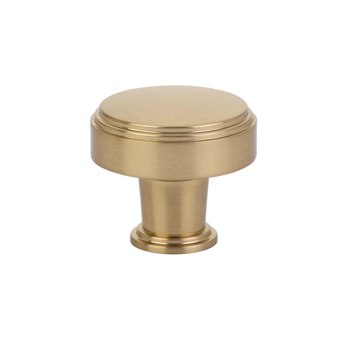 Emtek Newport 1-3/4 inch cabinet knob in Satin Brass, SKU 86433US4