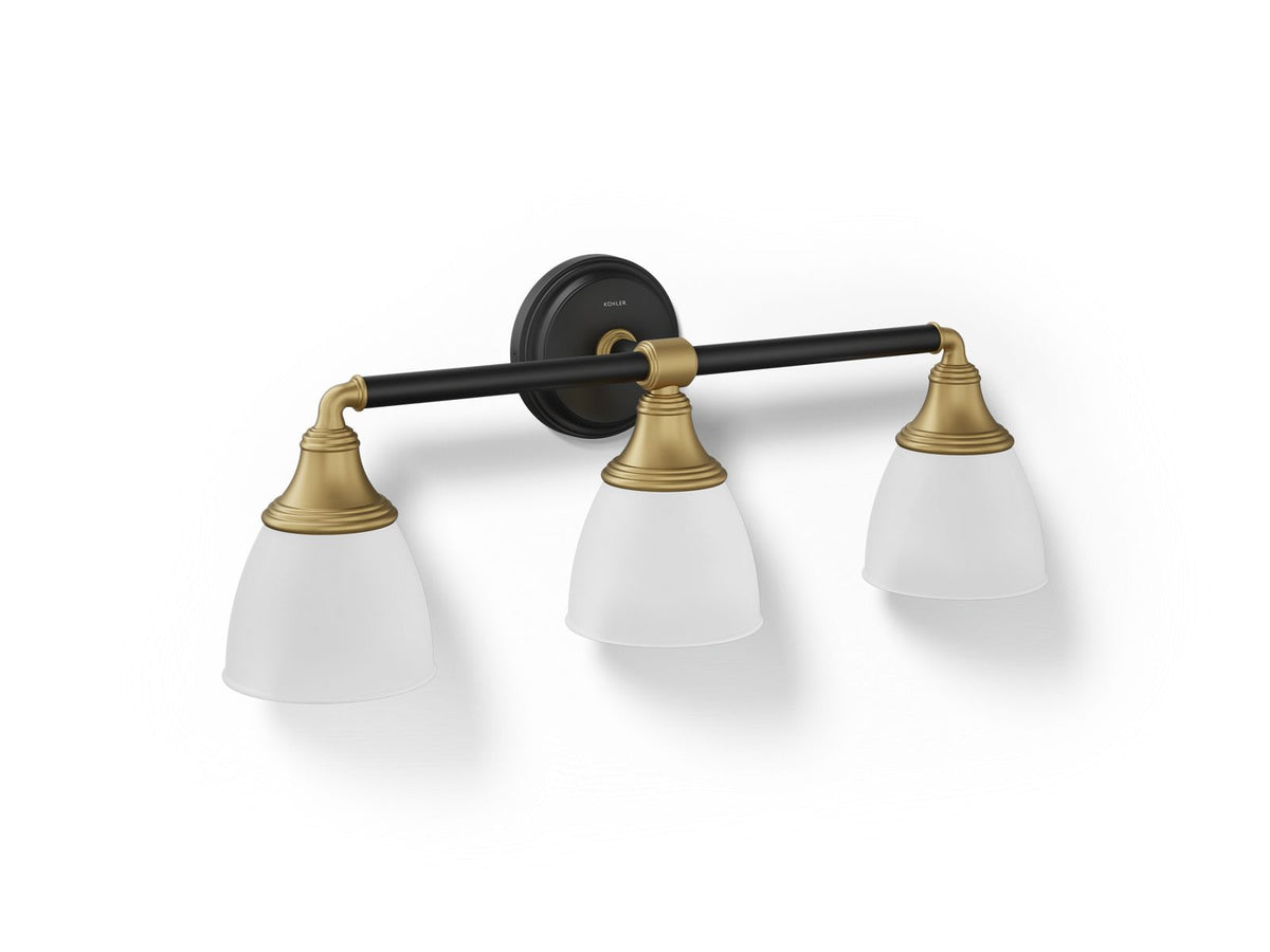 Kohler K-10572-BML — Black with Brass Trim