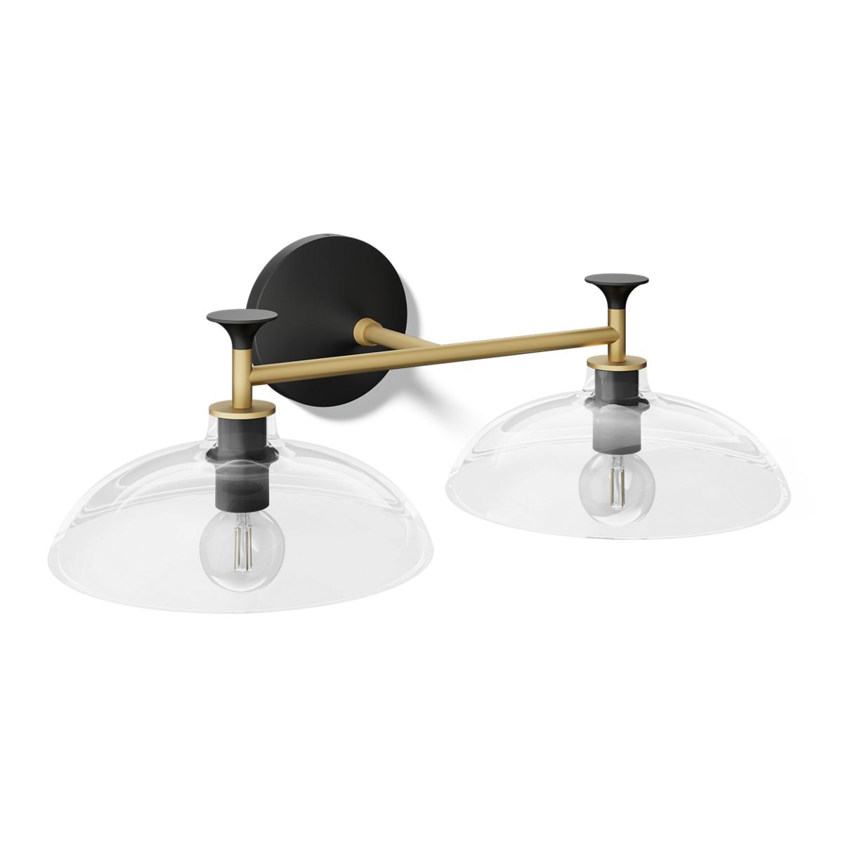 Kohler K-31769-SC02 Black with Brass Trim