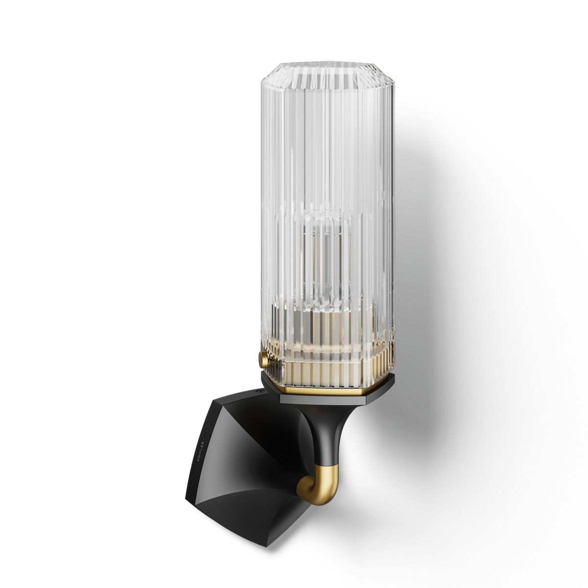 Kohler K-31775-SC01-BML — Black with Brass Trim