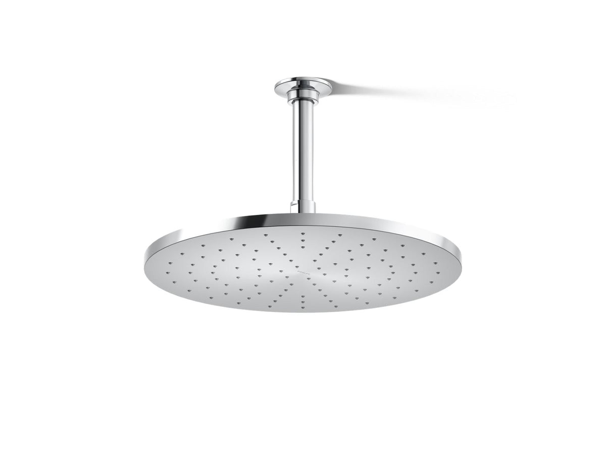 Contemporary Round 12" single-function rainhead, 2.5 gpm