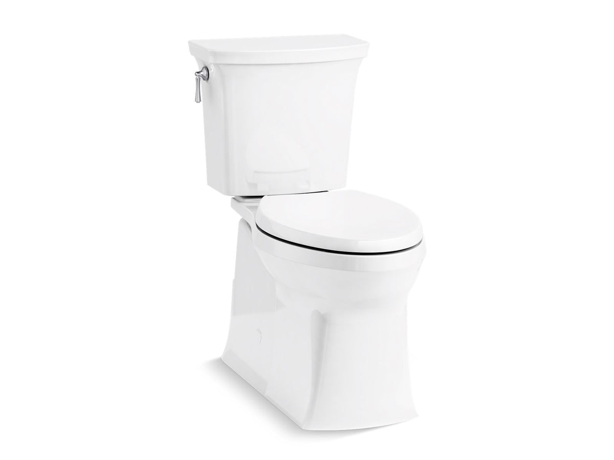 Corbelle® ContinuousClean XT two-piece elongated toilet with skirted trapway, 1.28 gpf