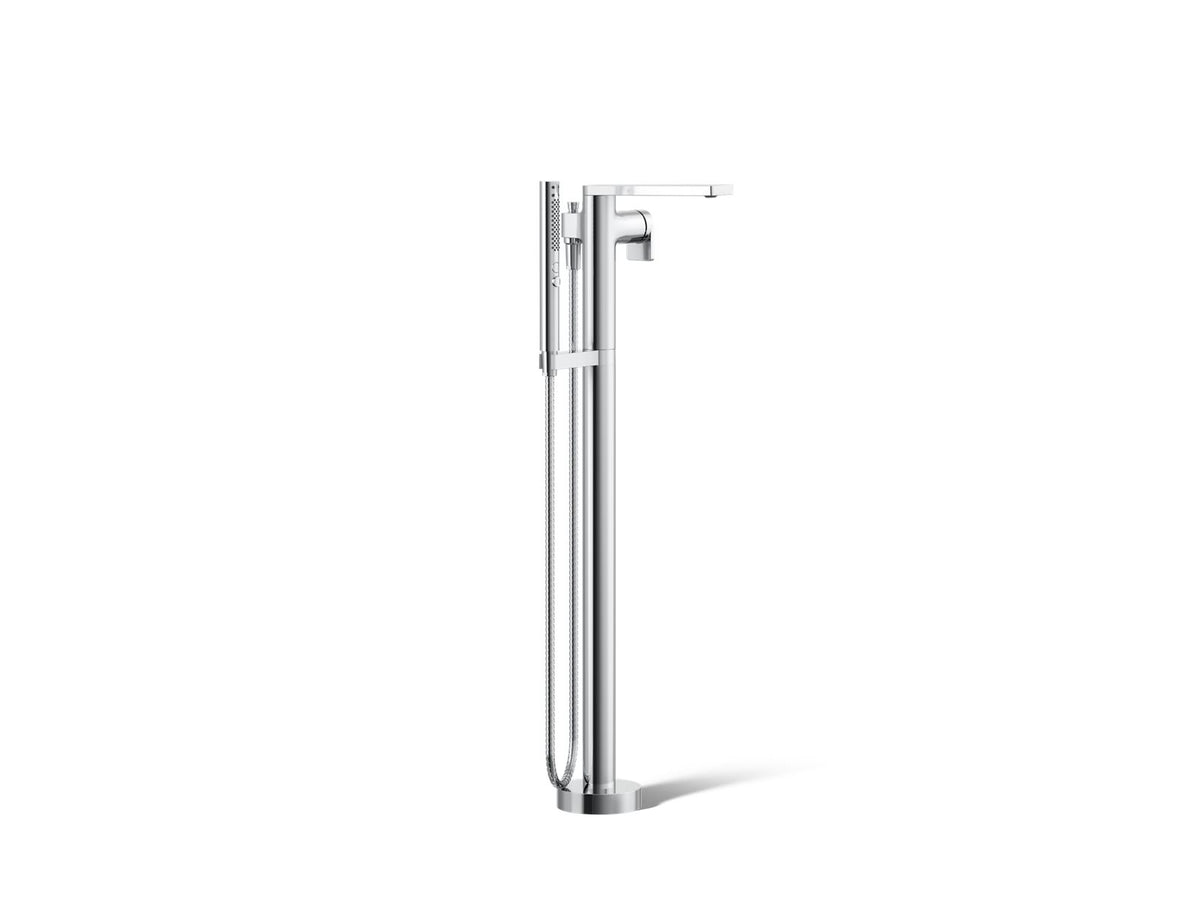 Composed® Floor-mount bath filler trim with handshower