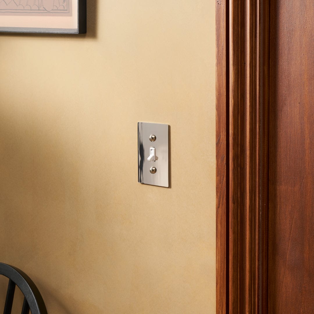 JASPER 1G TOGGLE SWITCH - POLISHED NICKEL