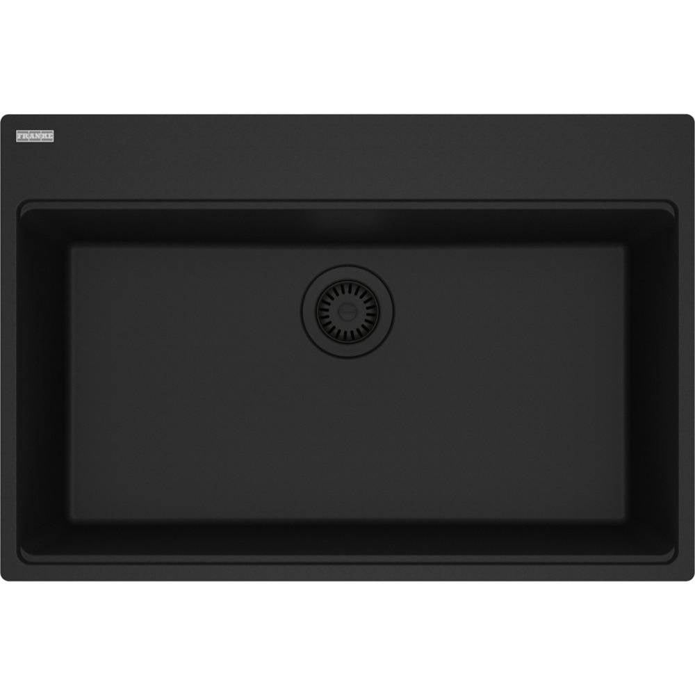 Franke Maris Topmount Granite Matte Black Single 33Cab