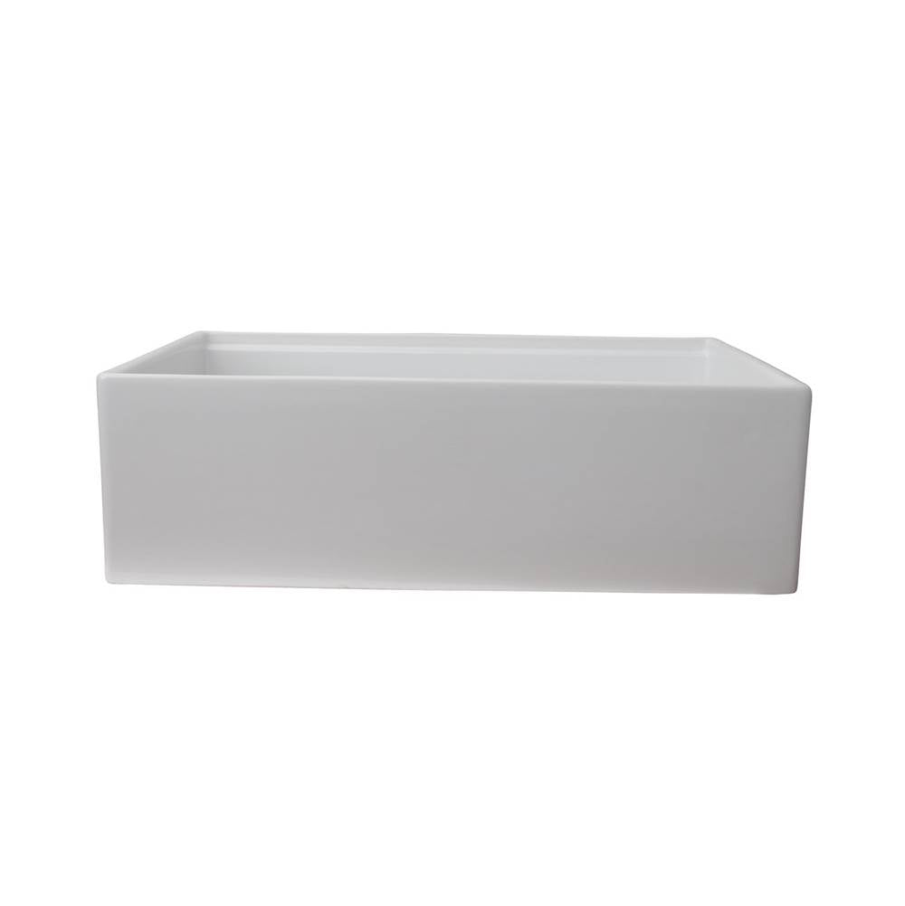 Barclay Crofton 33'' Single Bowl Sinkw/Ledge,Plain Front