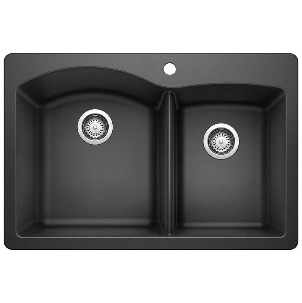 Blanco Diamond 1-3/4 Bowl Dual Mount - Anthracite