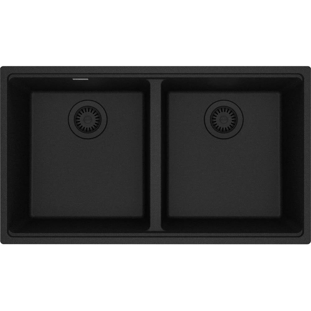 Franke Maris Undermount Granite Onyx Double 36Cab