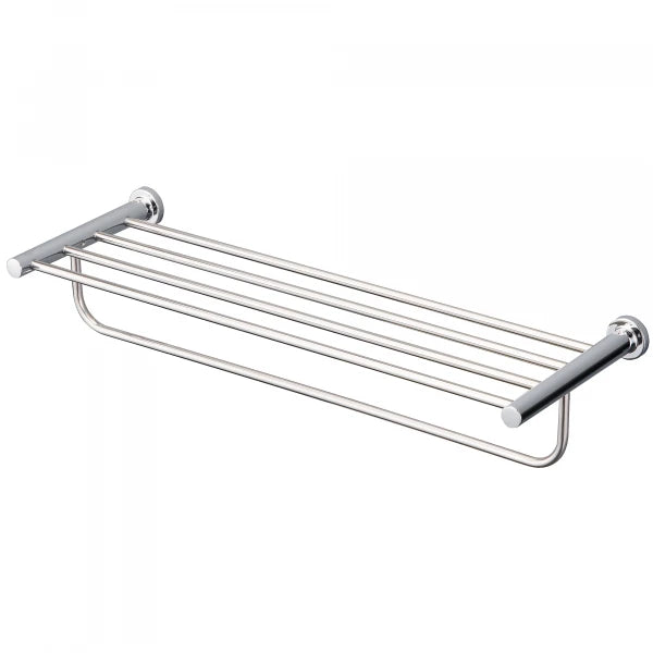 TOTO L-Series Round Towel Shelf in Polished Chrome