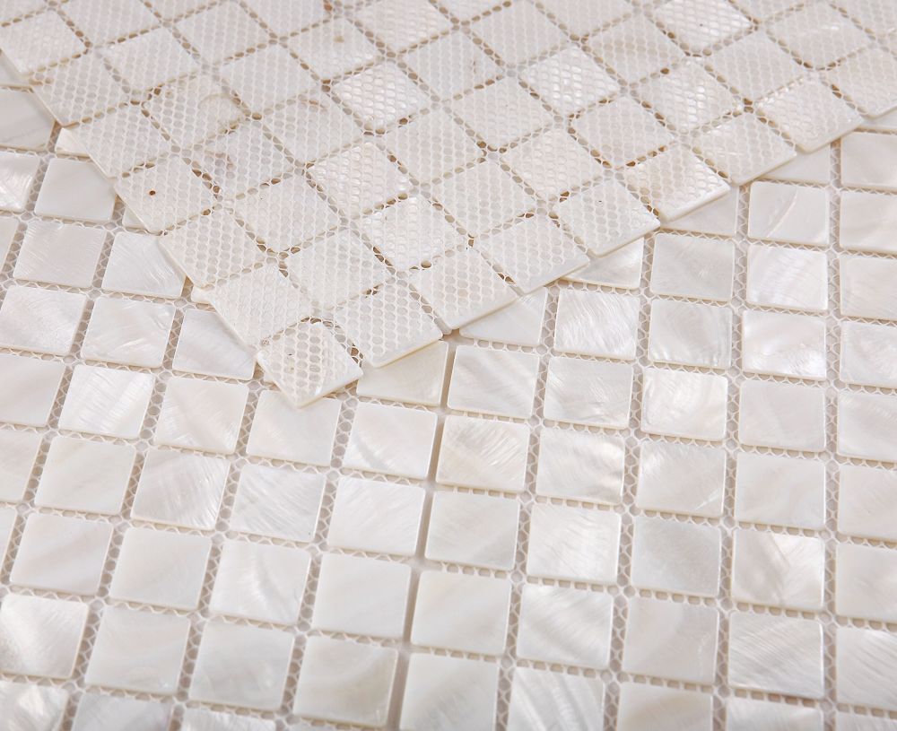 ELY Pearl White Square 11.75 x 11.75